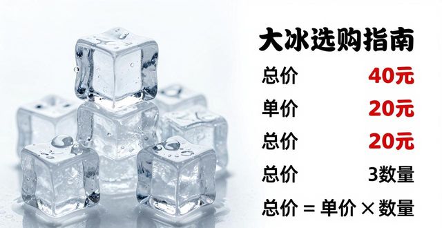 大冰块价格到底怎么算？鞍山冰块选购指南