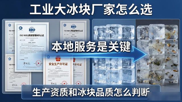 工业大冰块厂家怎么选？鞍山本地服务是关键